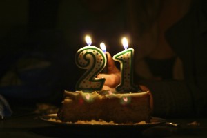 21st Birthday Cake