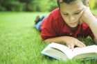 Boy reading